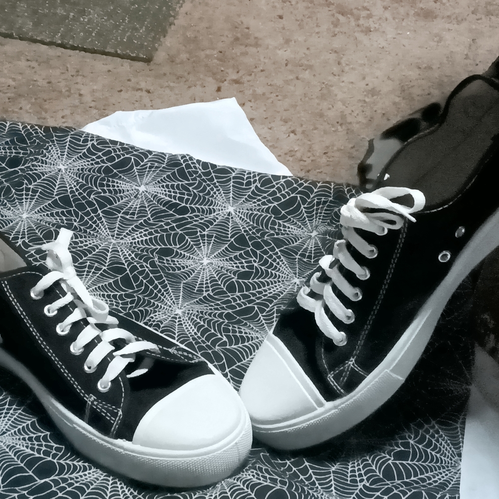 Classic Black and White Sneakers